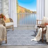 image:imageNourison Home Versatile Ivory White 3 x 5 Area Rug  Easy Clean Non Shedding Bed Room Living Room Dining Room Kitchen 3 x 5Denim Blue
