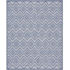 image:imageNourison Home Versatile Ivory White 3 x 5 Area Rug  Easy Clean Non Shedding Bed Room Living Room Dining Room Kitchen 3 x 5Denim Blue