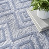 image:imageNourison Home Versatile Ivory White 3 x 5 Area Rug  Easy Clean Non Shedding Bed Room Living Room Dining Room Kitchen 3 x 5Denim Blue