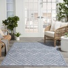 image:imageNourison Home Versatile Ivory White 3 x 5 Area Rug  Easy Clean Non Shedding Bed Room Living Room Dining Room Kitchen 3 x 5Denim Blue