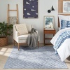 image:imageNourison Home Versatile Ivory White 3 x 5 Area Rug  Easy Clean Non Shedding Bed Room Living Room Dining Room Kitchen 3 x 5Denim Blue