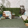 image:imageNourison Home Versatile Ivory White 3 x 5 Area Rug  Easy Clean Non Shedding Bed Room Living Room Dining Room Kitchen 3 x 5Green