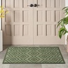 image:imageNourison Home Versatile Ivory White 3 x 5 Area Rug  Easy Clean Non Shedding Bed Room Living Room Dining Room Kitchen 3 x 5Green