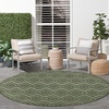 image:imageNourison Home Versatile Ivory White 3 x 5 Area Rug  Easy Clean Non Shedding Bed Room Living Room Dining Room Kitchen 3 x 5Green