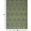 image:imageNourison Home Versatile Ivory White 3 x 5 Area Rug  Easy Clean Non Shedding Bed Room Living Room Dining Room Kitchen 3 x 5Green