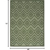 image:imageNourison Home Versatile Ivory White 3 x 5 Area Rug  Easy Clean Non Shedding Bed Room Living Room Dining Room Kitchen 3 x 5Green