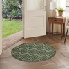 image:imageNourison Home Versatile Ivory White 3 x 5 Area Rug  Easy Clean Non Shedding Bed Room Living Room Dining Room Kitchen 3 x 5Green