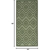 image:imageNourison Home Versatile Ivory White 3 x 5 Area Rug  Easy Clean Non Shedding Bed Room Living Room Dining Room Kitchen 3 x 5Green