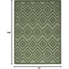image:imageNourison Home Versatile Ivory White 3 x 5 Area Rug  Easy Clean Non Shedding Bed Room Living Room Dining Room Kitchen 3 x 5Green