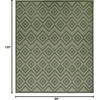 image:imageNourison Home Versatile Ivory White 3 x 5 Area Rug  Easy Clean Non Shedding Bed Room Living Room Dining Room Kitchen 3 x 5Green