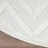 image:imageNourison Home Versatile Ivory White 3 x 5 Area Rug  Easy Clean Non Shedding Bed Room Living Room Dining Room Kitchen 3 x 5Ivory White