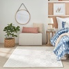 image:imageNourison Home Versatile Ivory White 3 x 5 Area Rug  Easy Clean Non Shedding Bed Room Living Room Dining Room Kitchen 3 x 5Ivory White