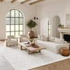 image:imageNourison Home Versatile Ivory White 3 x 5 Area Rug  Easy Clean Non Shedding Bed Room Living Room Dining Room Kitchen 3 x 5Ivory White
