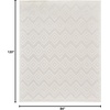 image:imageNourison Home Versatile Ivory White 3 x 5 Area Rug  Easy Clean Non Shedding Bed Room Living Room Dining Room Kitchen 3 x 5Ivory White