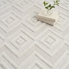 image:imageNourison Home Versatile Ivory White 3 x 5 Area Rug  Easy Clean Non Shedding Bed Room Living Room Dining Room Kitchen 3 x 5Ivory White