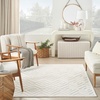 image:imageNourison Home Versatile Ivory White 3 x 5 Area Rug  Easy Clean Non Shedding Bed Room Living Room Dining Room Kitchen 3 x 5Ivory White