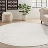 image:imageNourison Home Versatile Ivory White 3 x 5 Area Rug  Easy Clean Non Shedding Bed Room Living Room Dining Room Kitchen 3 x 5Ivory White