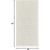 image:imageNourison Home Versatile Ivory White 3 x 5 Area Rug  Easy Clean Non Shedding Bed Room Living Room Dining Room Kitchen 3 x 5Ivory White