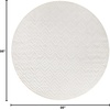 image:imageNourison Home Versatile Ivory White 3 x 5 Area Rug  Easy Clean Non Shedding Bed Room Living Room Dining Room Kitchen 3 x 5Ivory White