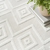 image:imageNourison Home Versatile Ivory White 3 x 5 Area Rug  Easy Clean Non Shedding Bed Room Living Room Dining Room Kitchen 3 x 5Ivory White