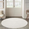 image:imageNourison Home Versatile Ivory White 3 x 5 Area Rug  Easy Clean Non Shedding Bed Room Living Room Dining Room Kitchen 3 x 5Ivory White