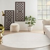 image:imageNourison Home Versatile Ivory White 3 x 5 Area Rug  Easy Clean Non Shedding Bed Room Living Room Dining Room Kitchen 3 x 5Ivory White