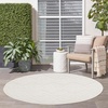 image:imageNourison Home Versatile Ivory White 3 x 5 Area Rug  Easy Clean Non Shedding Bed Room Living Room Dining Room Kitchen 3 x 5Ivory White