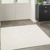 image:imageNourison Home Versatile Ivory White 3 x 5 Area Rug  Easy Clean Non Shedding Bed Room Living Room Dining Room Kitchen 3 x 5Ivory White