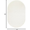 image:imageNourison Home Versatile Ivory White 3 x 5 Area Rug  Easy Clean Non Shedding Bed Room Living Room Dining Room Kitchen 3 x 5Ivory White