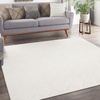 image:imageNourison Home Versatile Ivory White 3 x 5 Area Rug  Easy Clean Non Shedding Bed Room Living Room Dining Room Kitchen 3 x 5Ivory White