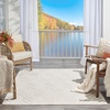 image:imageNourison Home Versatile Ivory White 3 x 5 Area Rug  Easy Clean Non Shedding Bed Room Living Room Dining Room Kitchen 3 x 5Ivory White