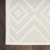 image:imageNourison Home Versatile Ivory White 3 x 5 Area Rug  Easy Clean Non Shedding Bed Room Living Room Dining Room Kitchen 3 x 5Ivory White