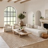 image:imageNourison Home Versatile Ivory White 3 x 5 Area Rug  Easy Clean Non Shedding Bed Room Living Room Dining Room Kitchen 3 x 5Natural Beige