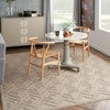 image:imageNourison Home Versatile Ivory White 3 x 5 Area Rug  Easy Clean Non Shedding Bed Room Living Room Dining Room Kitchen 3 x 5Natural Beige