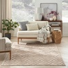 image:imageNourison Home Versatile Ivory White 3 x 5 Area Rug  Easy Clean Non Shedding Bed Room Living Room Dining Room Kitchen 3 x 5Natural Beige