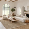 image:imageNourison Home Versatile Ivory White 3 x 5 Area Rug  Easy Clean Non Shedding Bed Room Living Room Dining Room Kitchen 3 x 5Natural Beige