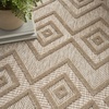 image:imageNourison Home Versatile Ivory White 3 x 5 Area Rug  Easy Clean Non Shedding Bed Room Living Room Dining Room Kitchen 3 x 5Natural Beige