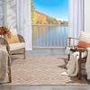 image:imageNourison Home Versatile Ivory White 3 x 5 Area Rug  Easy Clean Non Shedding Bed Room Living Room Dining Room Kitchen 3 x 5Natural Beige