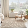image:imageNourison Home Versatile Ivory White 3 x 5 Area Rug  Easy Clean Non Shedding Bed Room Living Room Dining Room Kitchen 3 x 5Natural Beige