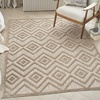 image:imageNourison Home Versatile Ivory White 3 x 5 Area Rug  Easy Clean Non Shedding Bed Room Living Room Dining Room Kitchen 3 x 5Natural Beige