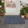 image:imageNourison Home Versatile Ivory White 3 x 5 Area Rug  Easy Clean Non Shedding Bed Room Living Room Dining Room Kitchen 3 x 5Navy Blue