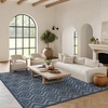 image:imageNourison Home Versatile Ivory White 3 x 5 Area Rug  Easy Clean Non Shedding Bed Room Living Room Dining Room Kitchen 3 x 5Navy Blue