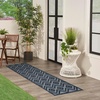image:imageNourison Home Versatile Ivory White 3 x 5 Area Rug  Easy Clean Non Shedding Bed Room Living Room Dining Room Kitchen 3 x 5Navy Blue