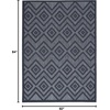 image:imageNourison Home Versatile Ivory White 3 x 5 Area Rug  Easy Clean Non Shedding Bed Room Living Room Dining Room Kitchen 3 x 5Navy Blue