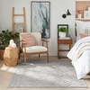 image:imageNourison Home Versatile Ivory White 3 x 5 Area Rug  Easy Clean Non Shedding Bed Room Living Room Dining Room Kitchen 3 x 5Silver Grey
