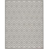 image:imageNourison Home Versatile Ivory White 3 x 5 Area Rug  Easy Clean Non Shedding Bed Room Living Room Dining Room Kitchen 3 x 5Silver Grey
