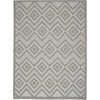 image:imageNourison Home Versatile Ivory White 3 x 5 Area Rug  Easy Clean Non Shedding Bed Room Living Room Dining Room Kitchen 3 x 5Silver Grey