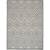 image:imageNourison Home Versatile Ivory White 3 x 5 Area Rug  Easy Clean Non Shedding Bed Room Living Room Dining Room Kitchen 3 x 5Silver Grey