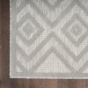 image:imageNourison Home Versatile Ivory White 3 x 5 Area Rug  Easy Clean Non Shedding Bed Room Living Room Dining Room Kitchen 3 x 5Silver Grey