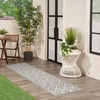 image:imageNourison Home Versatile Ivory White 3 x 5 Area Rug  Easy Clean Non Shedding Bed Room Living Room Dining Room Kitchen 3 x 5Silver Grey
